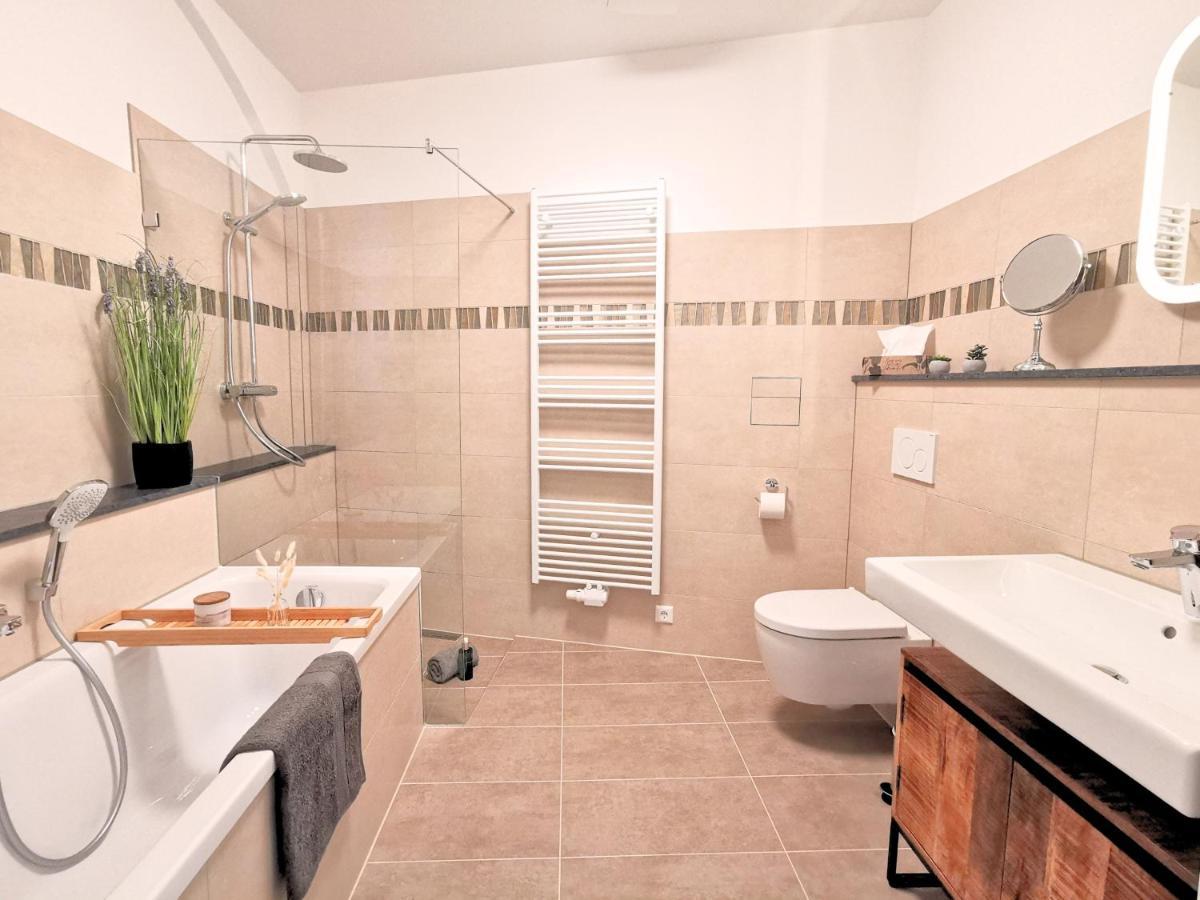 Fynbos Apartments Deluxe, Balkon, Historisch, Parkplatz Meißen Dış mekan fotoğraf