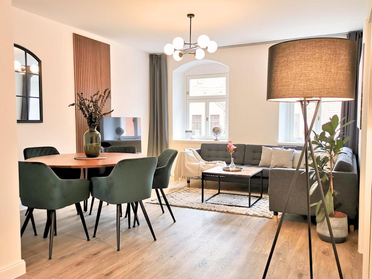 Fynbos Apartments Deluxe, Balkon, Historisch, Parkplatz Meißen Dış mekan fotoğraf